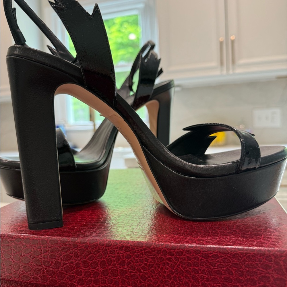 Tamara Mellon Black platform “Comet 130” new in box. Never worn! Size 41